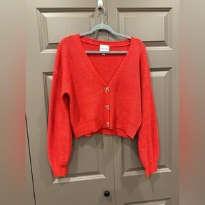 Red Bow Sweater